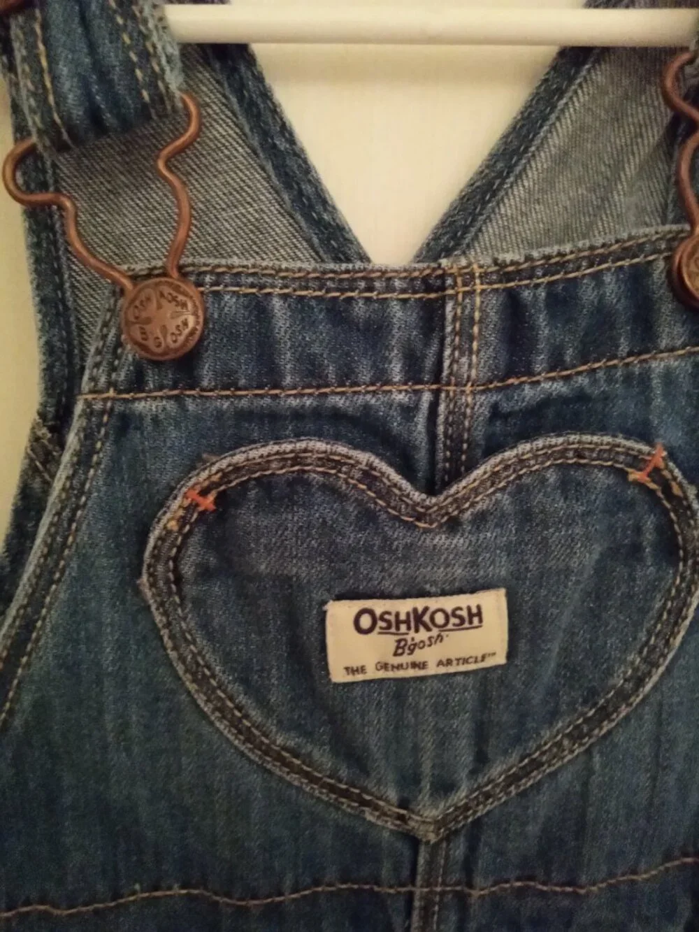 OSHKOSH Toddler Heart Overalls - 12/18M